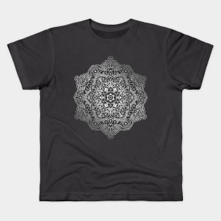 Flower Mandala Ornament Kids T-Shirt